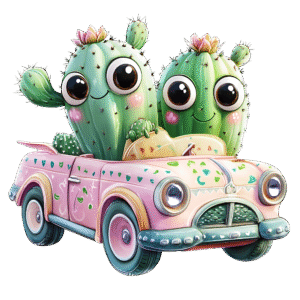Kawaii Cactus Clipart Graphics Pack β 34 Adorable Graphics