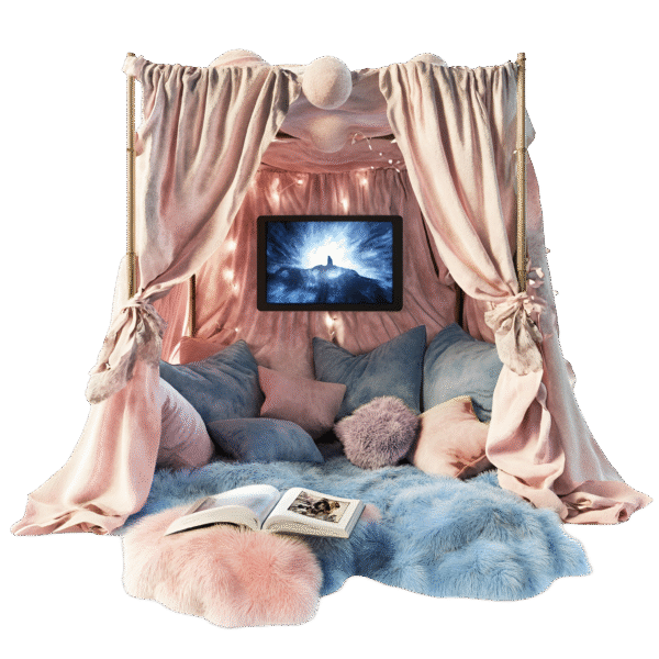vintage movie night clipart