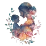 Watercolor Motherhood Clipart Graphics Bundle