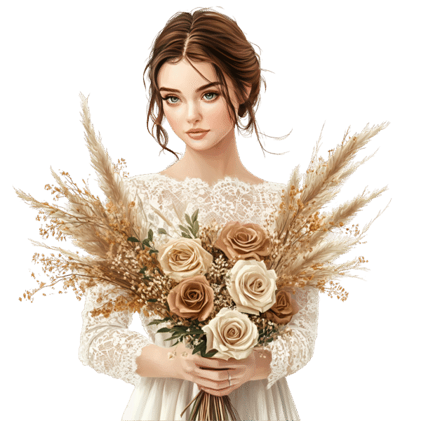 Western Wedding Clipart graphics pack