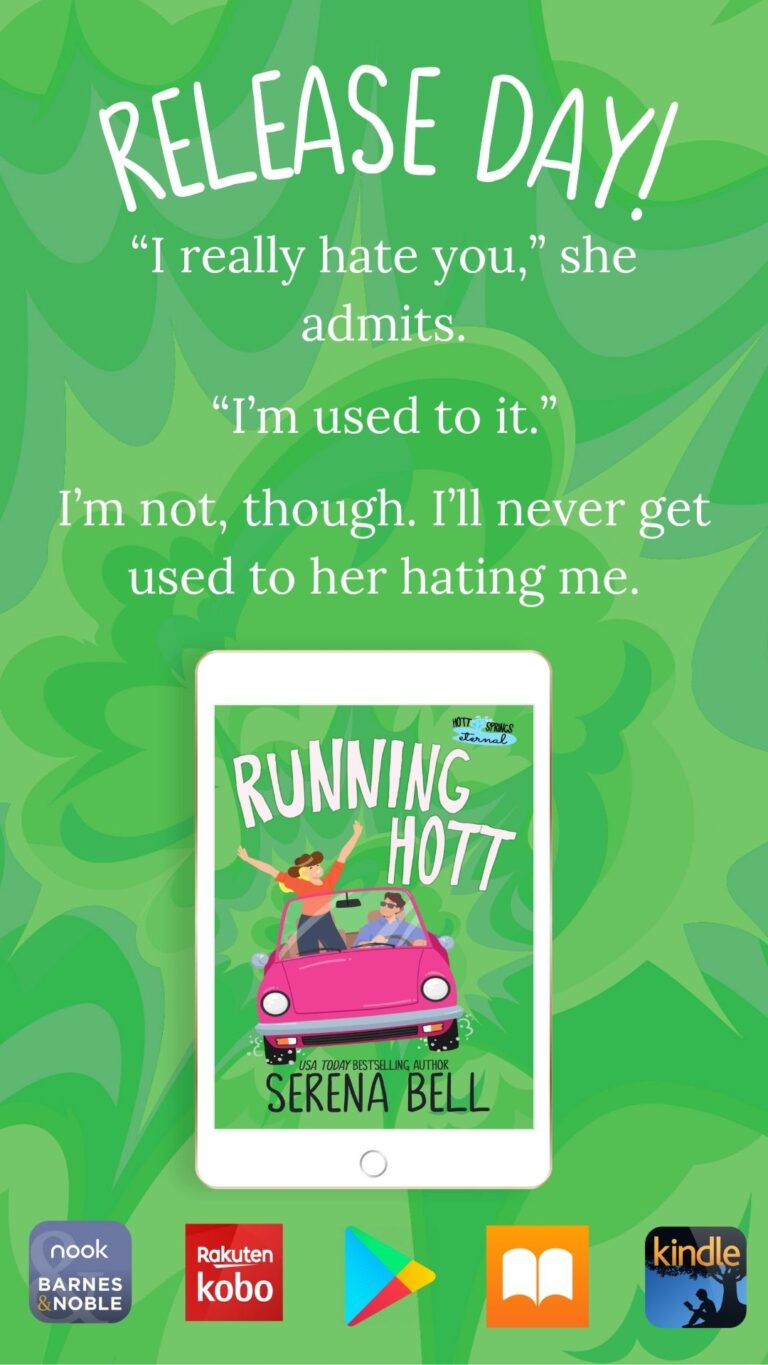 Running Hott book blitz promo graphic