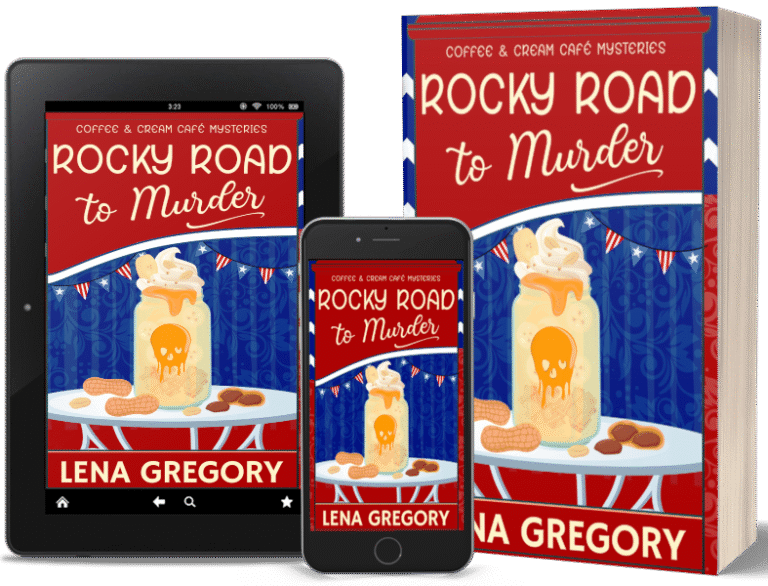 Rocky Road to Murder book mockup