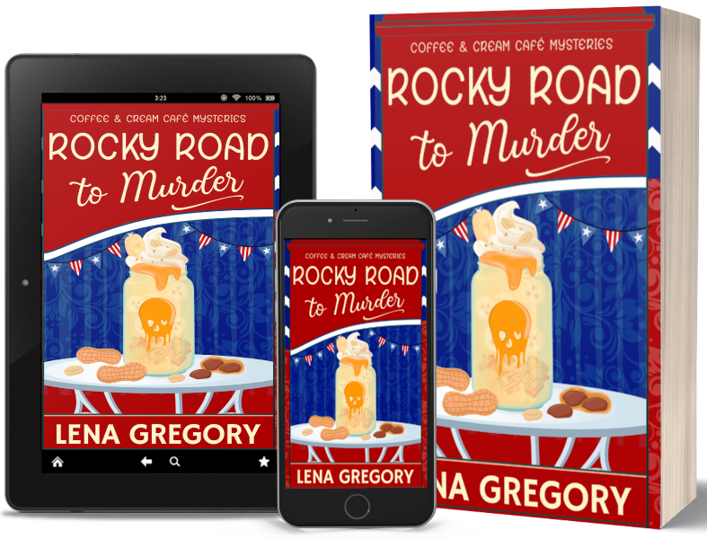 Rocky Road to Murder book mockup