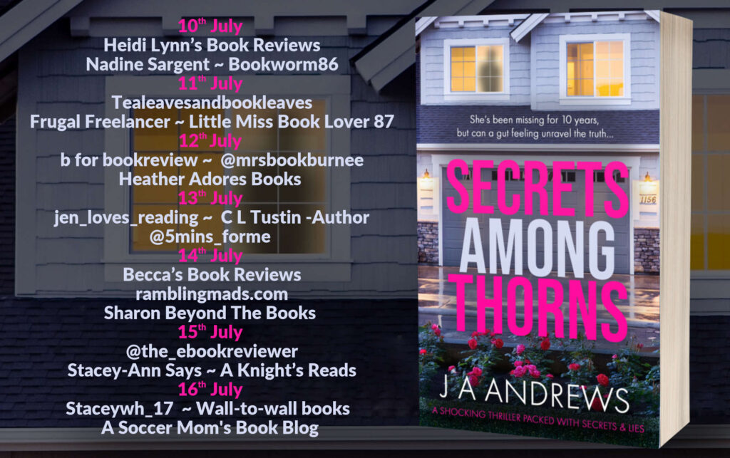 Secrets Among Thorns blog tour schedule