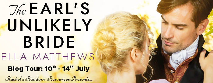 The Earl's Unlikely Bride blog tour banner
