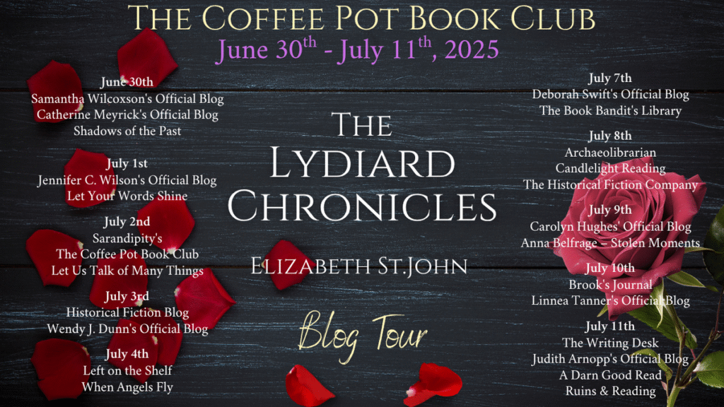 The Lydiard Chronicles blog tour schedule