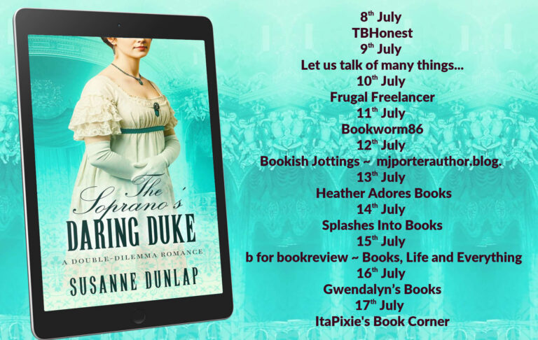 The Soprano's Daring Buke blog tour schedule
