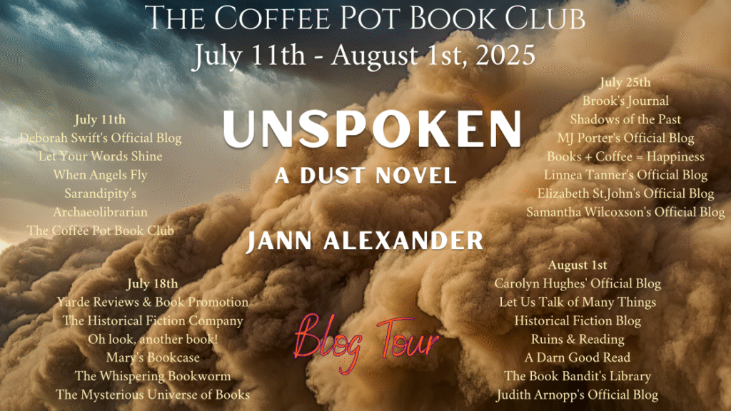 Unspoken Blog Tour schedule