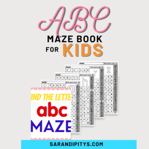 alphabet maze mockup