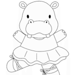 Single Image Halloween Animal Coloring Sheets