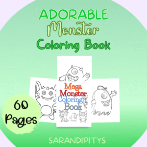 monster coloring book