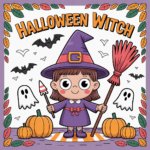 Gigantic Witchy Coloring Book Printable - A Spellbinding Coloring Adventure Awaits