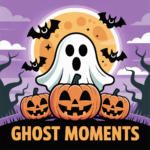 Ghost coloring book cover