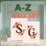 A to Z Fall PLR Wall Art Pack