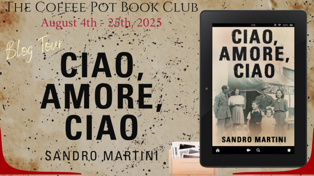 Ciao, Amore, Ciao blog tour banner