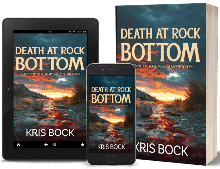 Death at Rock Bottom book mockup