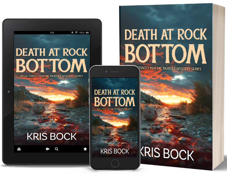 Death at Rock Bottom book mockup