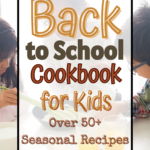 back to school cookbook for kids cover