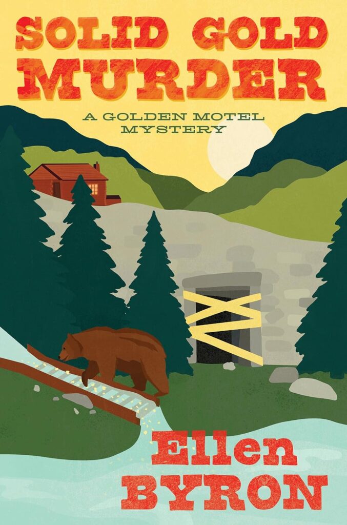 Solid Gold Murder book tour book cover