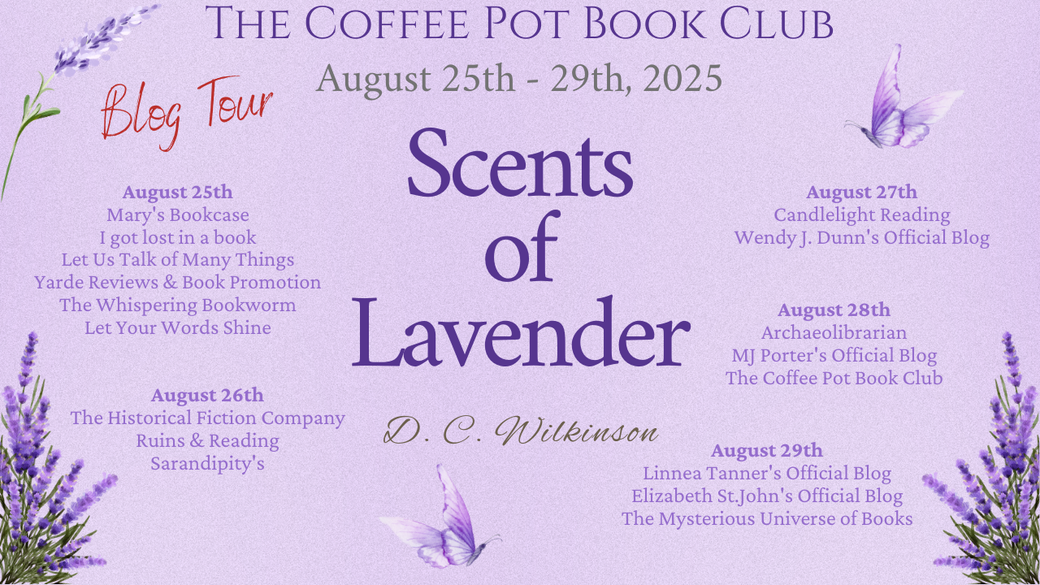 Scents of Lavender blog tour schedule