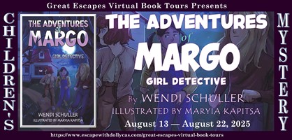 The Adventures of Margo Girl Detective book tour banner