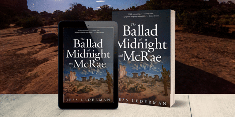 The Ballad of Midnight and McRae book mockup