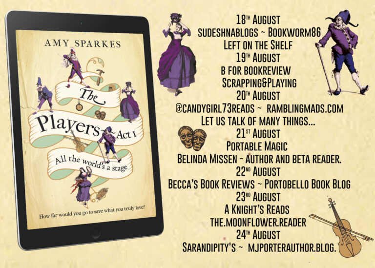 The Players Act 1 blog tour schedule