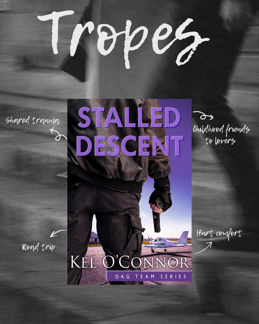 Stalled Descent book trope mockup