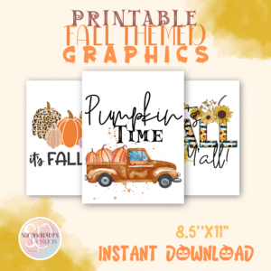 fall graphics pack mockup