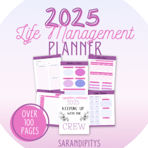 The Ultimate Life Management Printable Planner for WFH Moms!