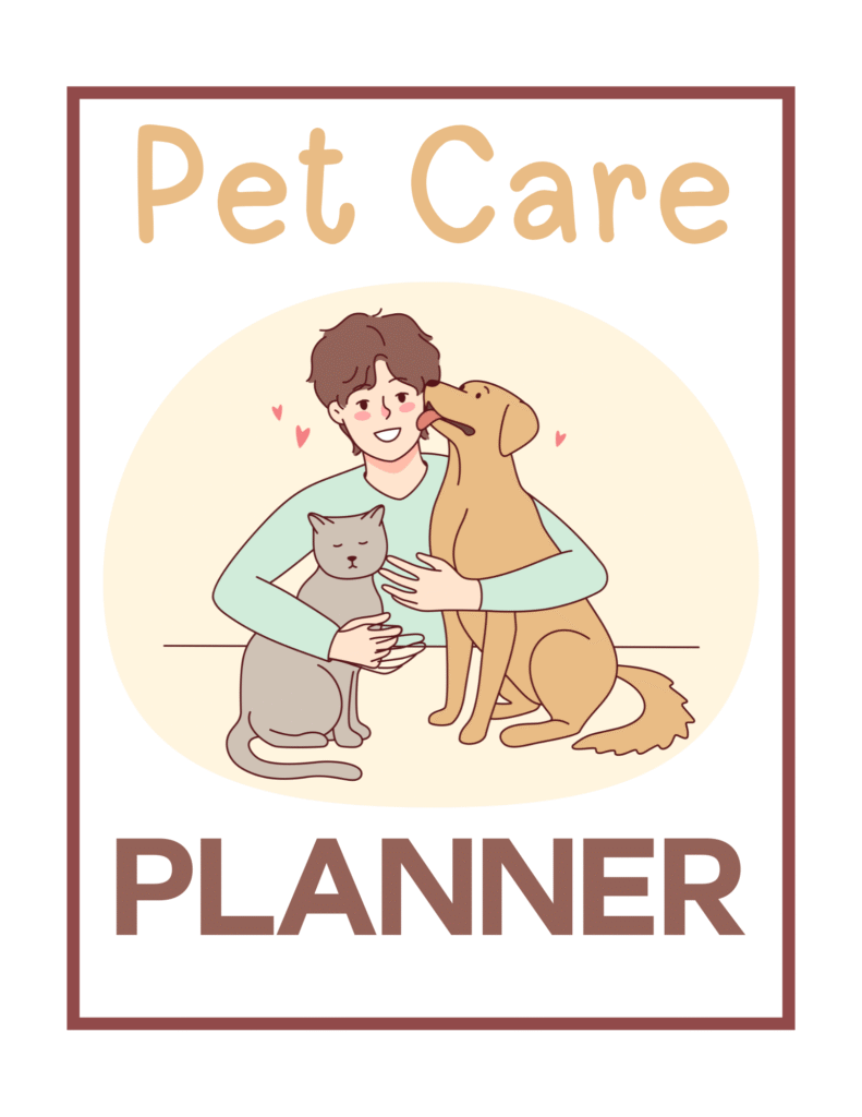 🐾 The Ultimate 43-Page Pet Care Planner Printable