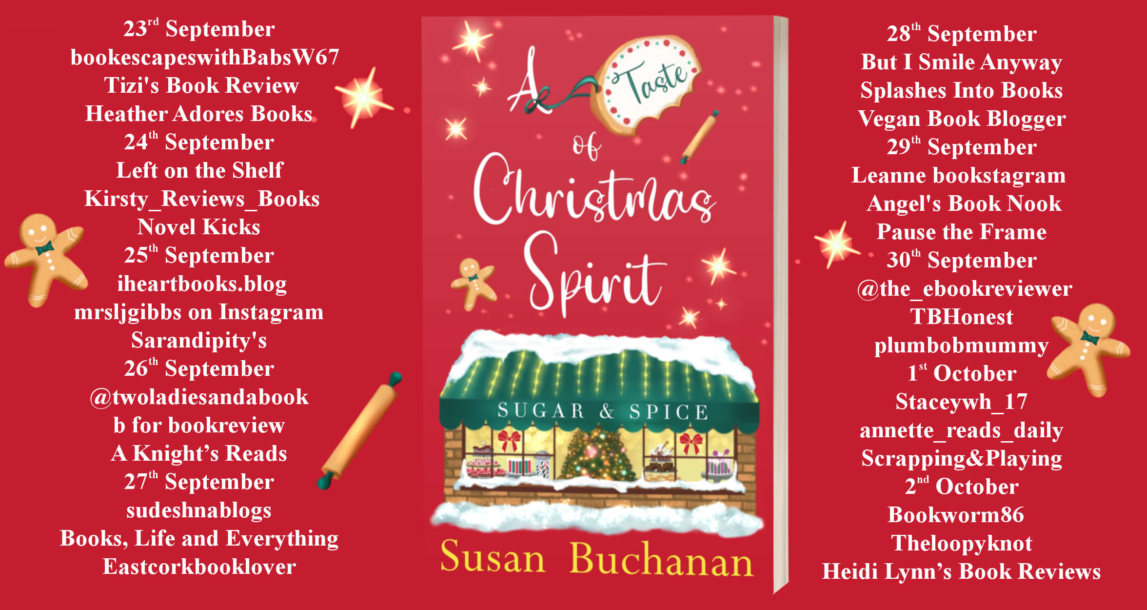 A Taste of Christmas Spirit Blog Tour