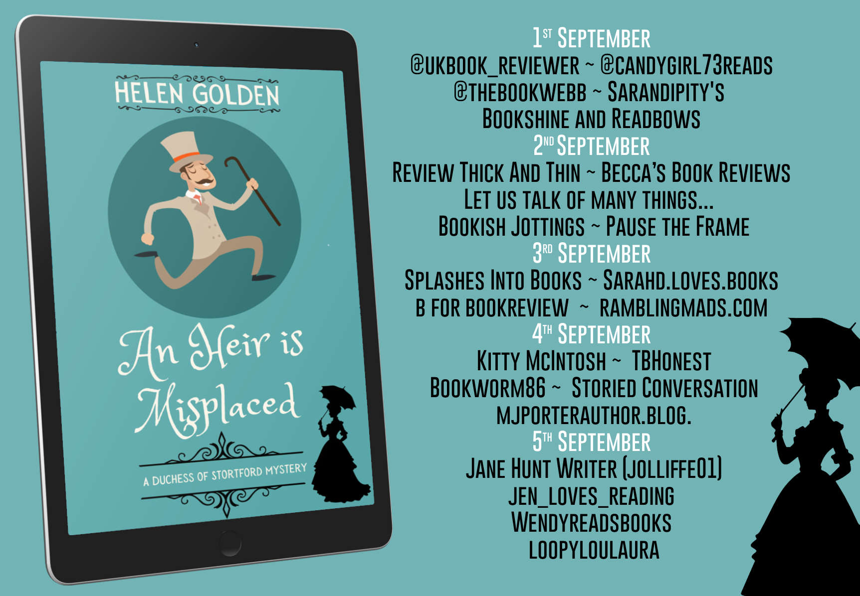 An Heir is Misplaced Blog Tour