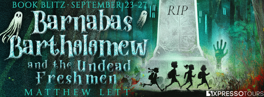 Barnabas Bartholomew and the Undead Freshmen banner