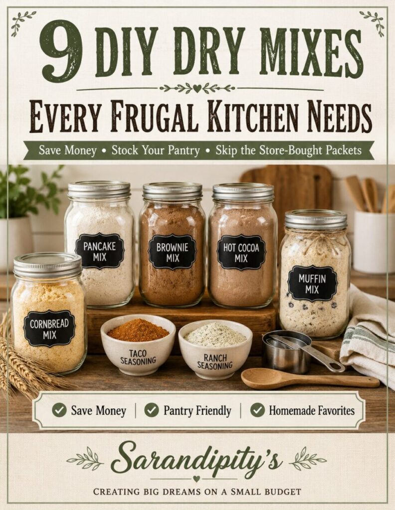 ✨ 9 DIY Dry Mixes Every Frugal Kitchen Needs ✨
