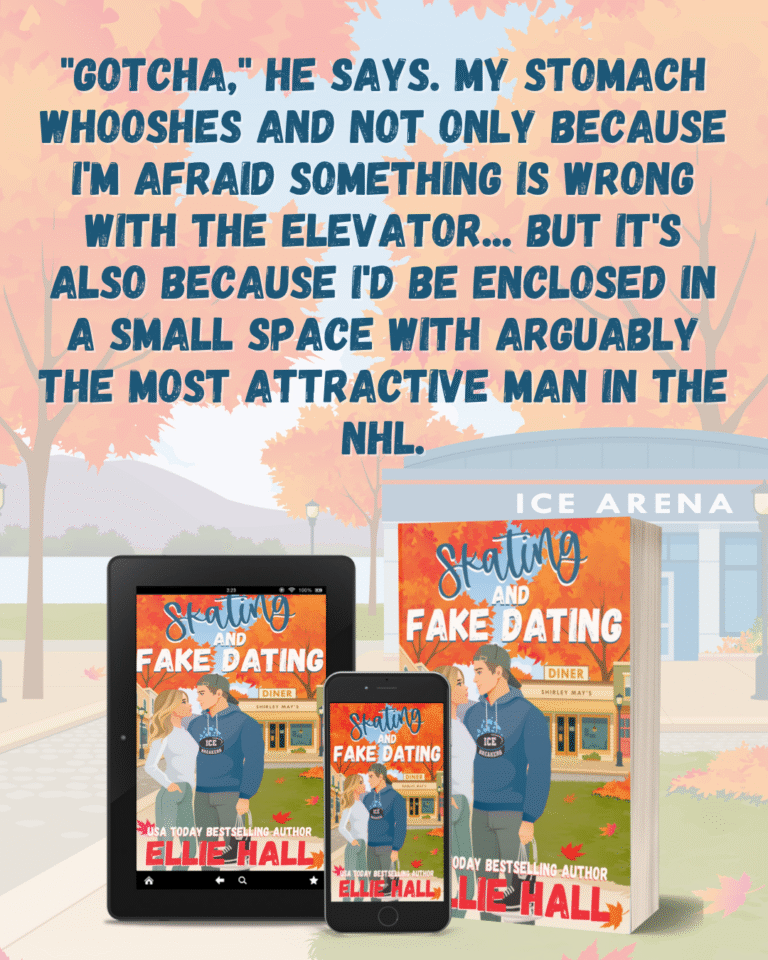 Skating and Fake Dating book mockup