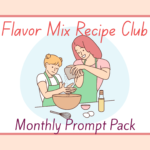 Recipe Club monthly subscription card deck