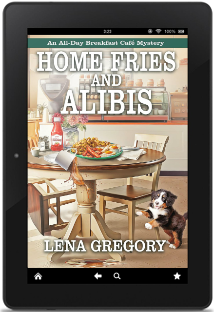 Home Fries and Alibis book cover mockup