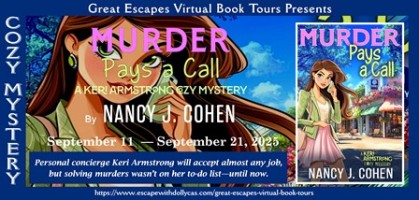 Murder Pays a Call: A Keri Armstrong Cozy Mystery book tour banner
