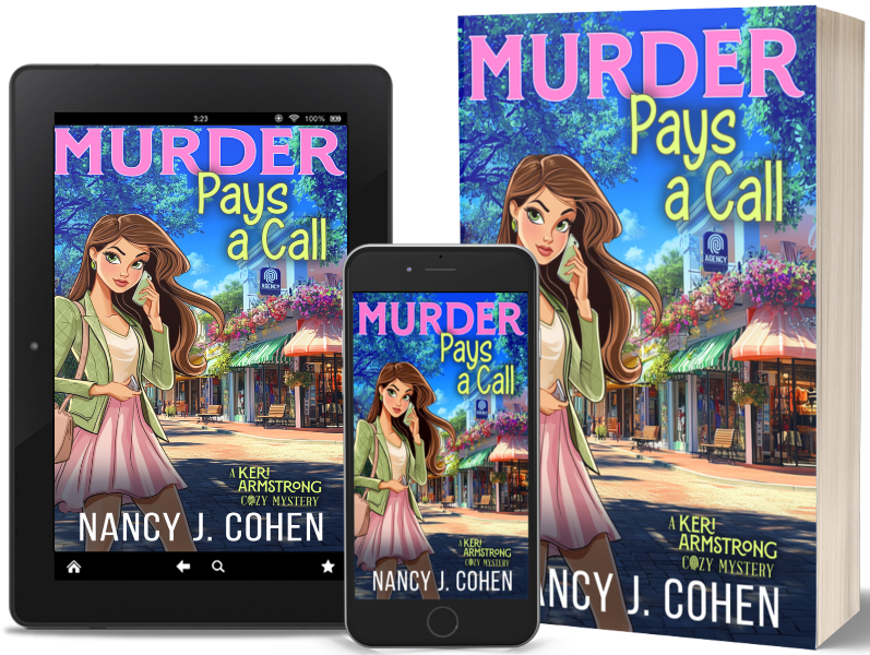 Murder Pays a Call: A Keri Armstrong Cozy Mystery book tour mockup