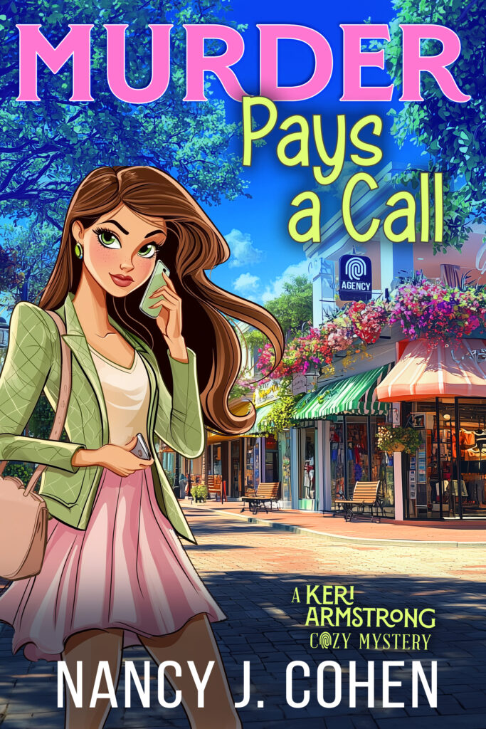 Murder Pays a Call: A Keri Armstrong Cozy Mystery book tour cover