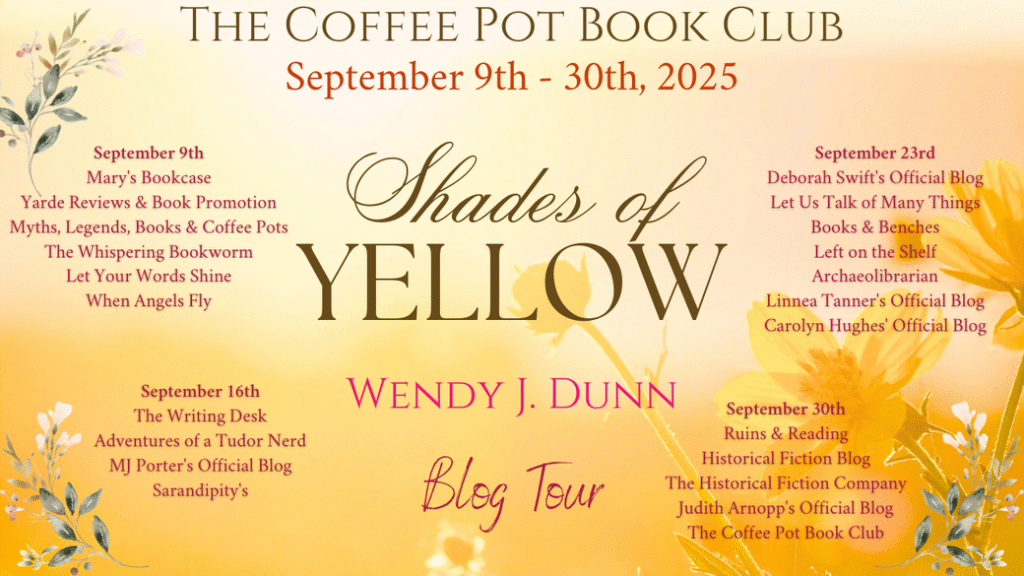 Shades of Yellow blog tour schedule