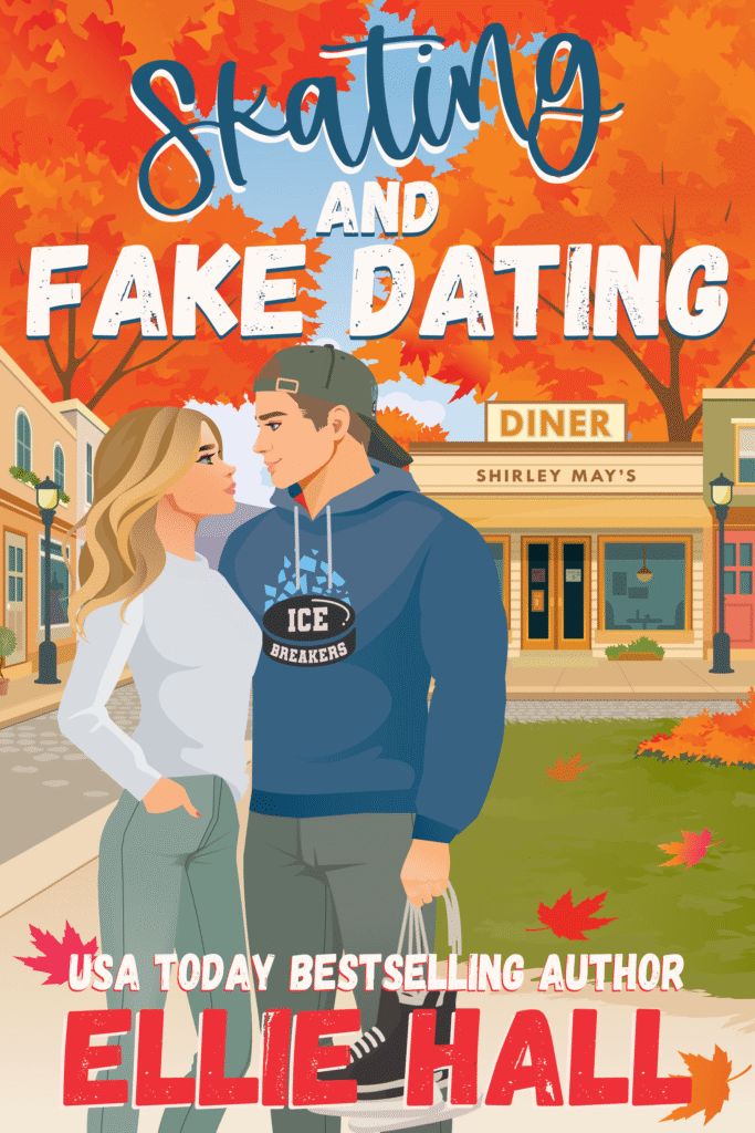 Skating and Fake Dating book cover