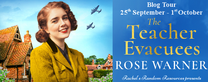 The Teacher Evacuees blog tour banner