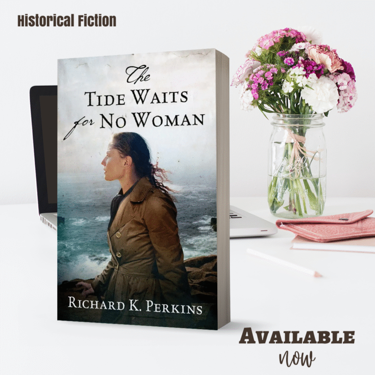 The Tide Waits for No woman mockup