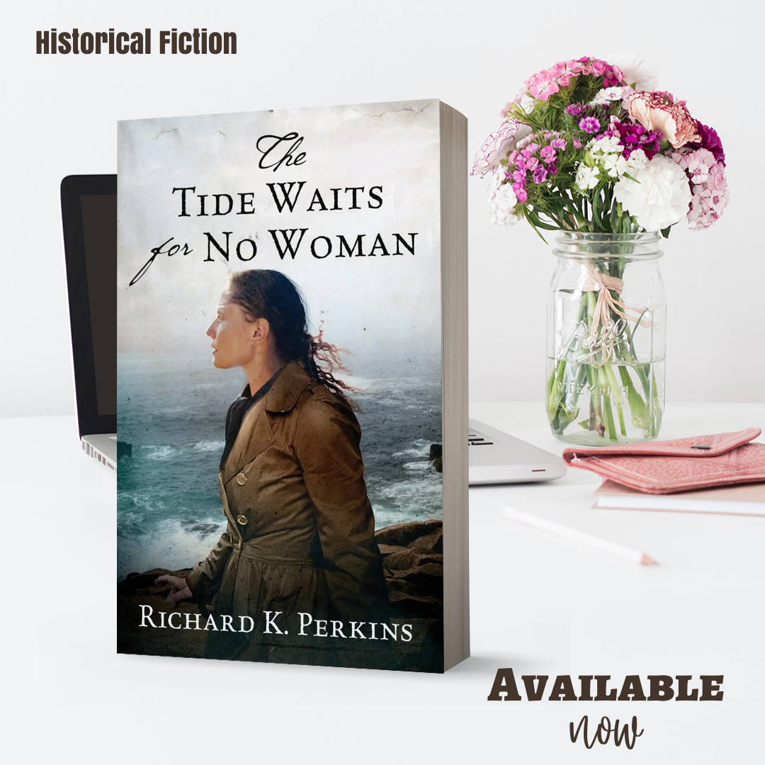 The Tide Waits for No woman mockup