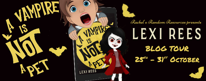 A Vampire is Not a Pet book banner