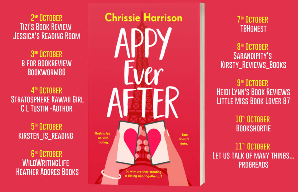 Appy Ever After blog tour schedule