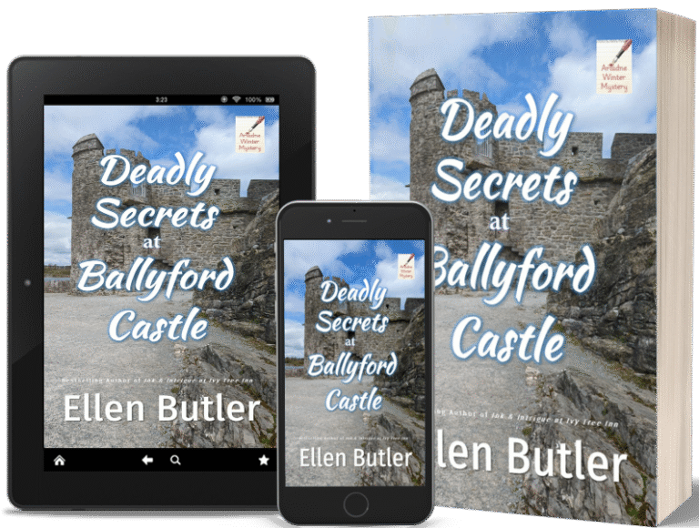 Deadly Secrets at Ballyford Castle book mockup