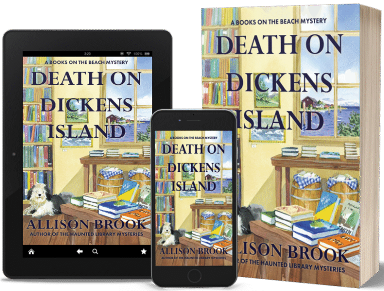 Death on Dickens Island book mockup